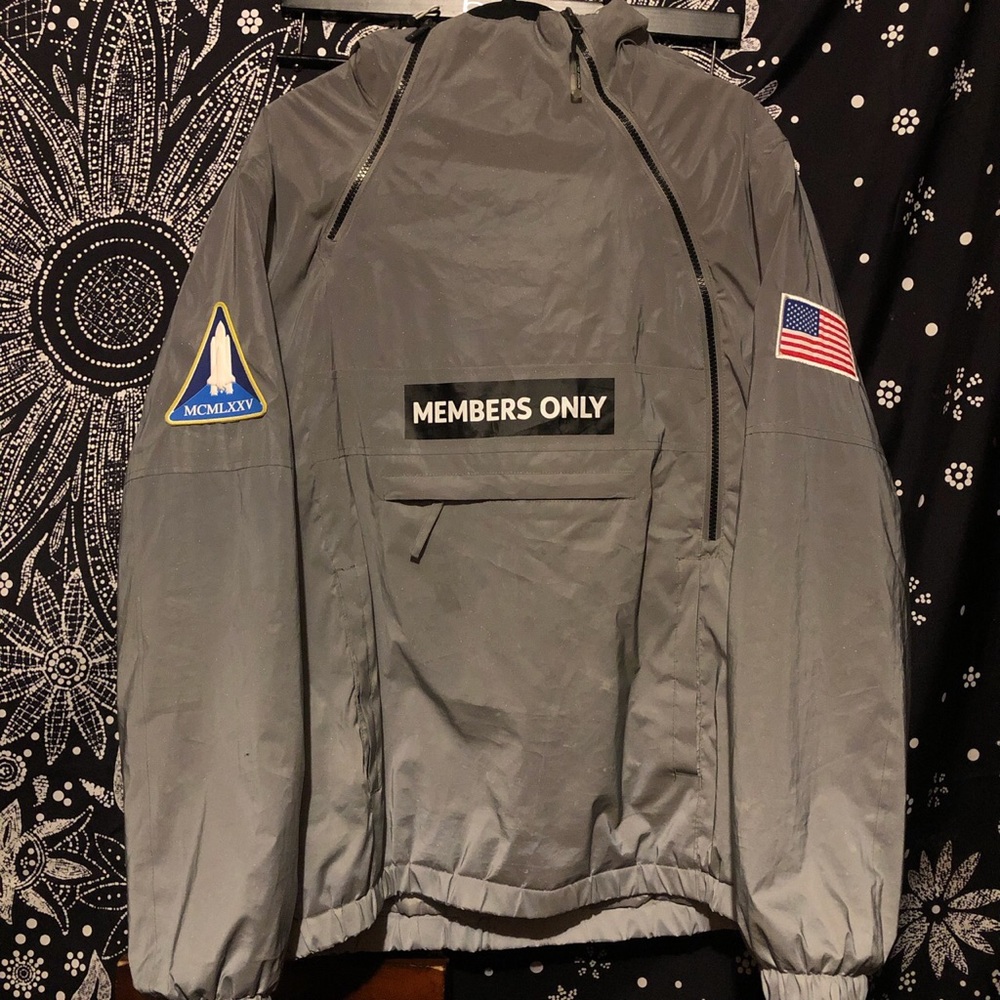 Members only 3M reflective windbreaker